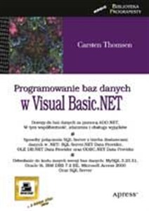 Picture of Programowanie baz danych w Visual Basic. NET