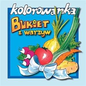 Obrazek Bukiet z warzyw - kolorowanka