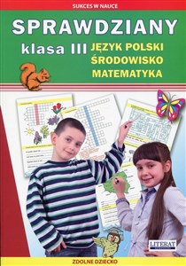 Picture of Sprawdziany 3 Język polski Środowisko Matematyka
