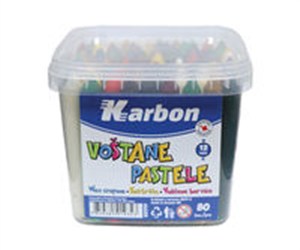 Picture of Woskowe kredki 80 sztuk Karbon