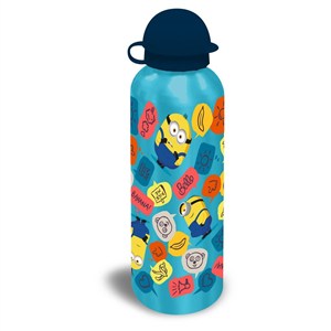 Picture of Bidon Aluminiowy, Minionki, Niebieski, 500 ml