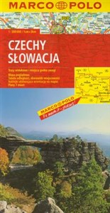Obrazek Czechy Słowacja mapa drogowa 1:300 000