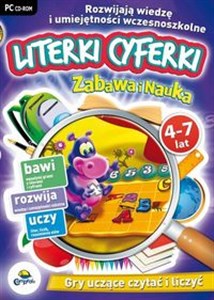 Picture of Zabawa i Nauka: Literki cyferki 4-7 lat Gry uczące czytać i liczyć