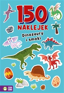 Obrazek 150 naklejek. Dinozaury i smoki