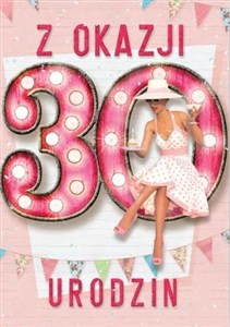 Picture of Kartka okolicznościowa Urodziny 30