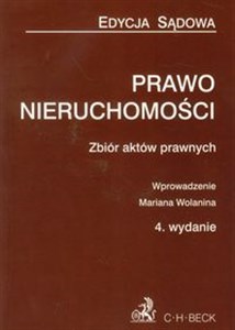 Picture of Prawo nieruchomości zbiór aktów prawnych