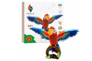 Obrazek Origami 3D - Papuga/Parrot