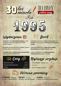 Picture of Karnet Urodziny 30