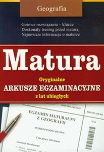 Picture of Matura Geografia Oryginalne arkusze egzaminacyjne z lat ubiegłych