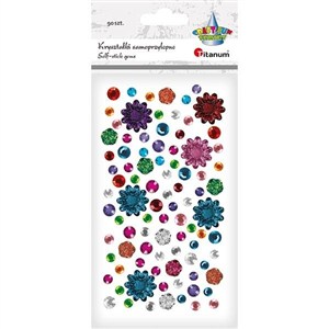 Picture of Kryształki samoprzylepne 90szt mix
