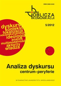 Picture of Analiza dyskursu: centrum-peryferie