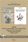 Statuty, k... - Katarzyna Marszałek -  books from Poland
