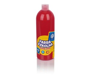 Obrazek Farba szkolna Astra 1000 ml - czerwona (301217049)