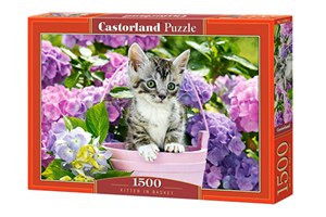Picture of Puzzle Kitten in Basket 1500 C-152001-2