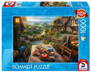 Obrazek Puzzle 1000 PQ Śniadanie na świeżym powietrzu 112738