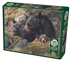 Picture of Puzzle 1000 Rodzina niedźwiedzi Grizzli