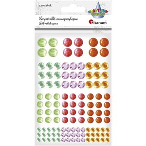 Picture of Kryształki samoprzylepne perełki mix 120szt