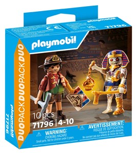 Obrazek Playmobil Poszukiwacz skarbów i mumia 71796