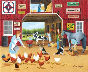 Obrazek Puzzle 1000 Życie na farmie