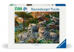 Picture of Ravensburger, Puzzle 1500: Wiosenne wilki (12000719)