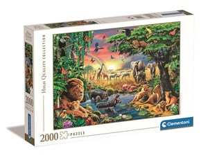 Picture of Puzzle 2000 HQ The African Gathering 32081