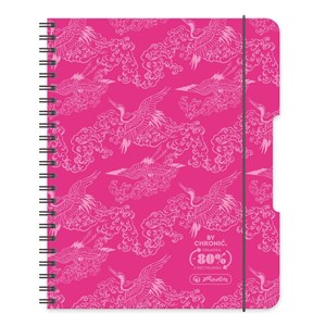 Picture of Paczka Kołobrulion A4 80 k. kratka Eco PP Colors róż 4 szt.