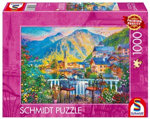 Obrazek Puzzle 1000 PQ Malownicze Hallstatt Austria 112741