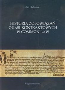 Picture of Historia zobowiązań quasi-kontraktowych w Common Law
