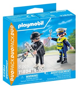 Obrazek Playmobil Policjant i złodziej 71804