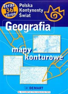 Obrazek Geografia Mapy konturowe Polska, kontynenty, świat