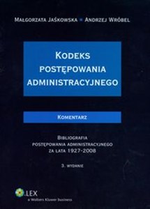 Obrazek Kodeks postępowania administracyjnego Komentarz