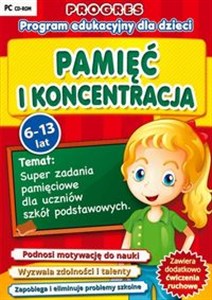 Picture of Progres Pamięć i Koncentracja 6-13 lat Program edukacyjny dla dzieci