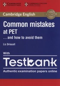 Picture of Common Mistakes at PET with Testbank