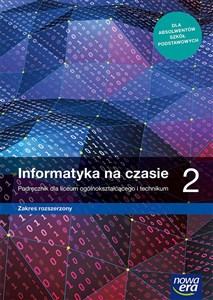 Picture of Informatyka na czasie 2 Podręcznik Zakres rozszerzony Szkoła ponadpodstawowa