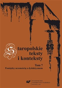Picture of Staropolskie teksty i konteksty T.7
