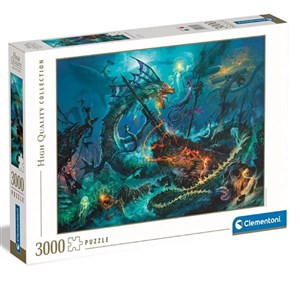 Obrazek Puzzle 3000 HQ The Underwater Battle 33023