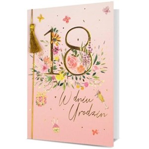 Obrazek Karnet B6 Urodziny 18