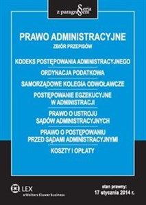 Picture of Prawo administracyjne Zbiór przepisów