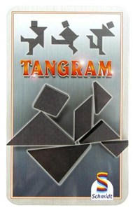 Obrazek Gra Tangram w metalowej puszce