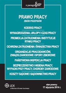 Picture of Prawo pracy Zbiór przepisów