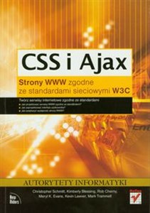 Picture of CSS i Ajax Strony WWW zgodne ze standardami sieciowymi W3C