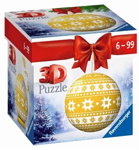 Obrazek Puzzle 3D 54 Świąteczne dekoracje motyw 2