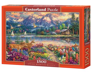 Obrazek Puzzle 1500 Spring Mountain Majesty C-152131-2