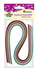 Obrazek Paski do quillingu 5mm mix 200szt