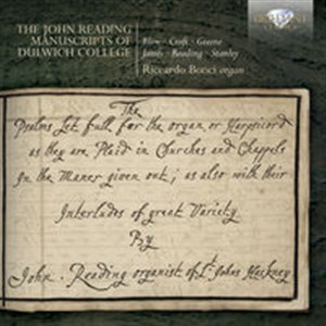 Obrazek The John Reading Manuscripts of Dulwich College