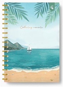 Obrazek Kołonotatnik ozdobny B5/160K kratka Plaża