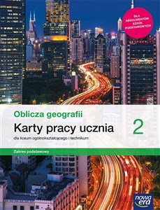 Picture of Oblicza geografii 2 Karty pracy Zakres podstawowy Liceum Technikum Szkoła ponadpodstawowa