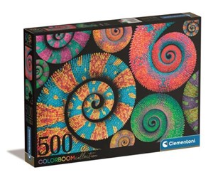 Picture of Puzzle 500 Color Boom Curly Tails 35519