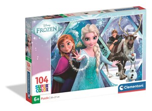 Obrazek Puzzle 104 Super kolor Frozen 25045