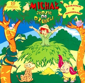 Obrazek Michał jedzie do dżungli zabawa z magnesami
